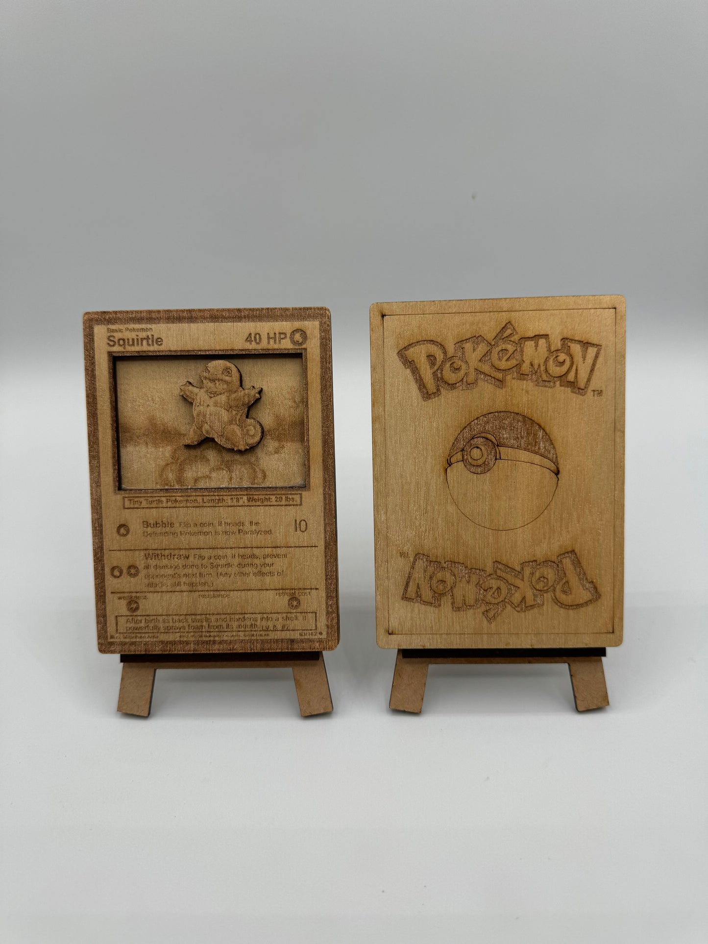 Laser Cut Pokemon Cards - Layered