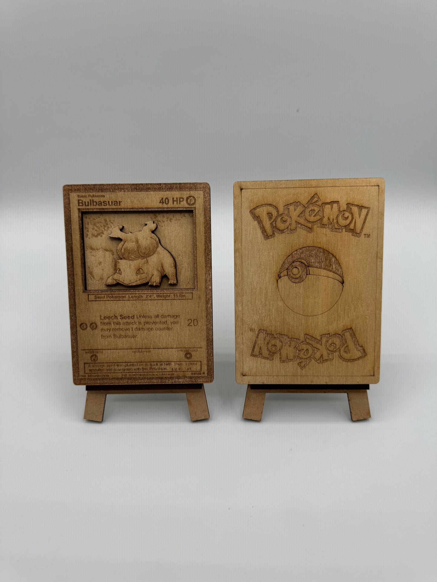 Laser Cut Pokemon Cards - Layered