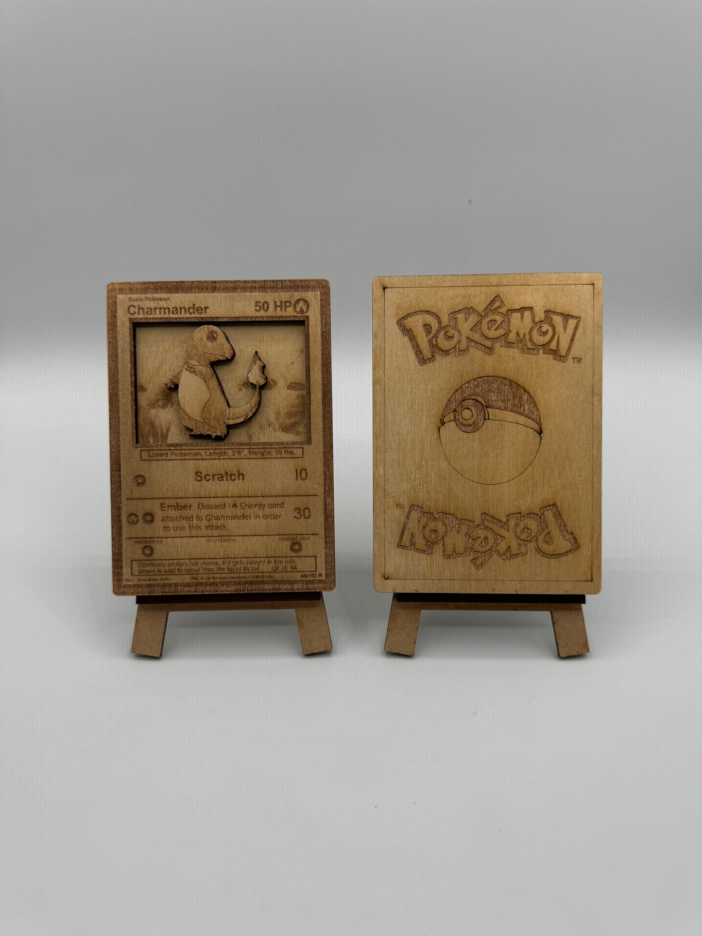 Laser Cut Pokemon Cards - Layered