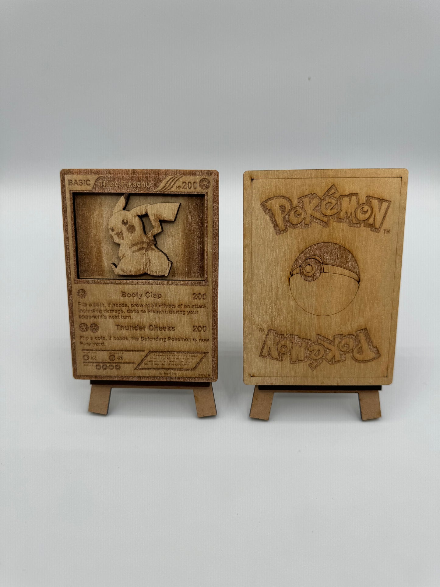 Laser Cut Pokemon Cards - Layered