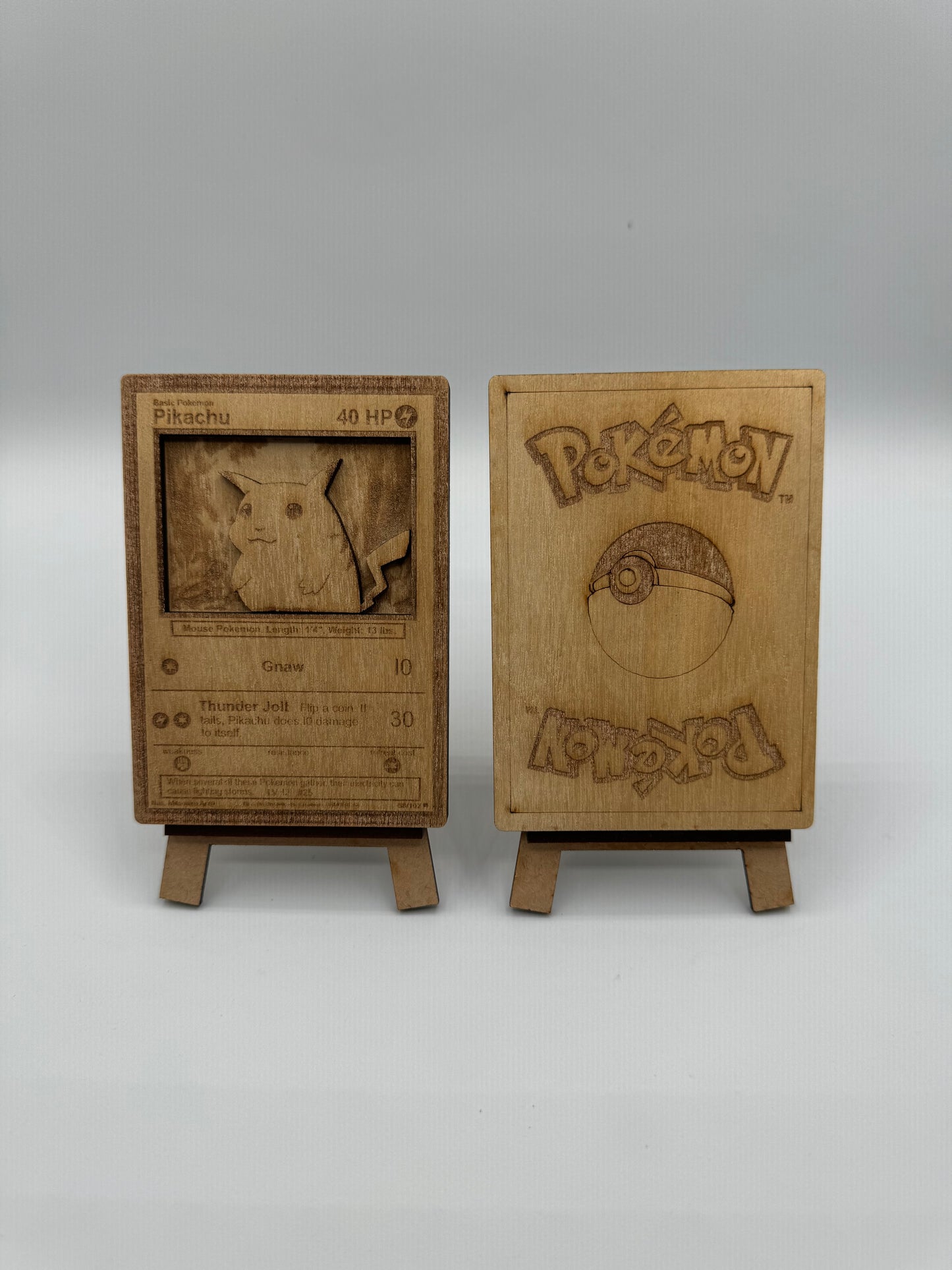 Laser Cut Pokemon Cards - Layered