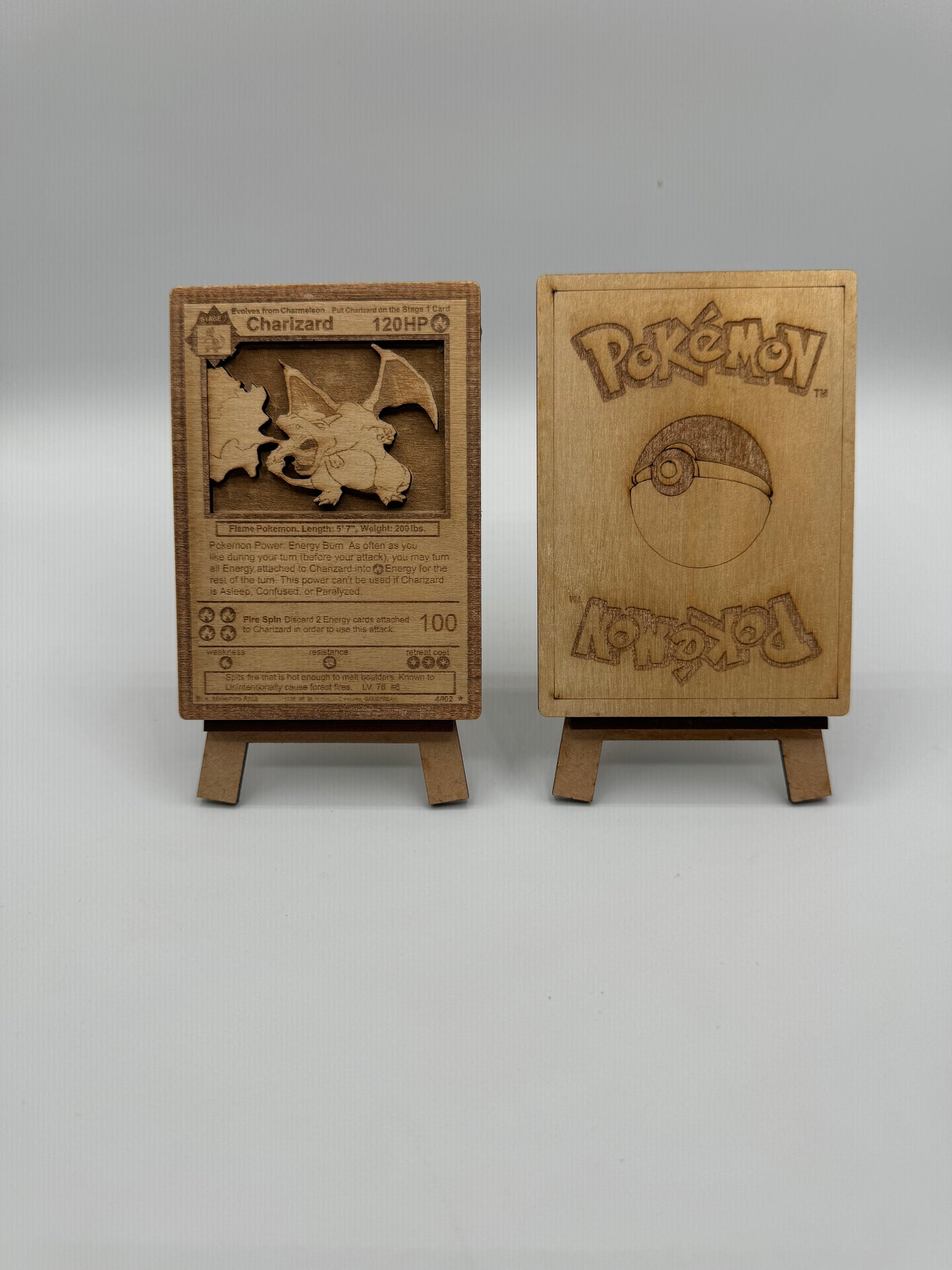 Laser Cut Pokemon Cards - Layered